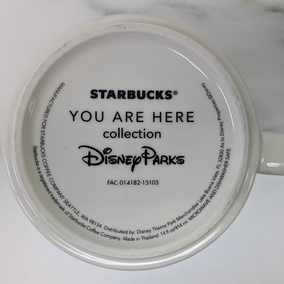 Disney x Starbucks Magic Kingdom 'You Are Here' Mug- Like New - Picture 6 of 6
